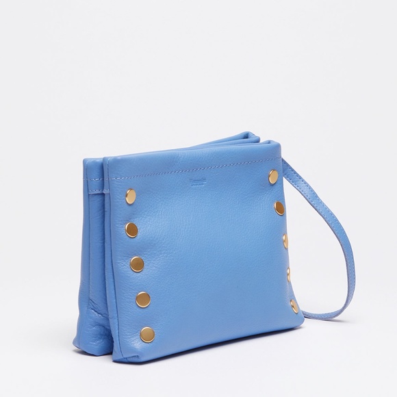 Hammitt Handbags - Hammitt Duke Crossbody Clutch Skylight Blue/Brushed Gold NEW